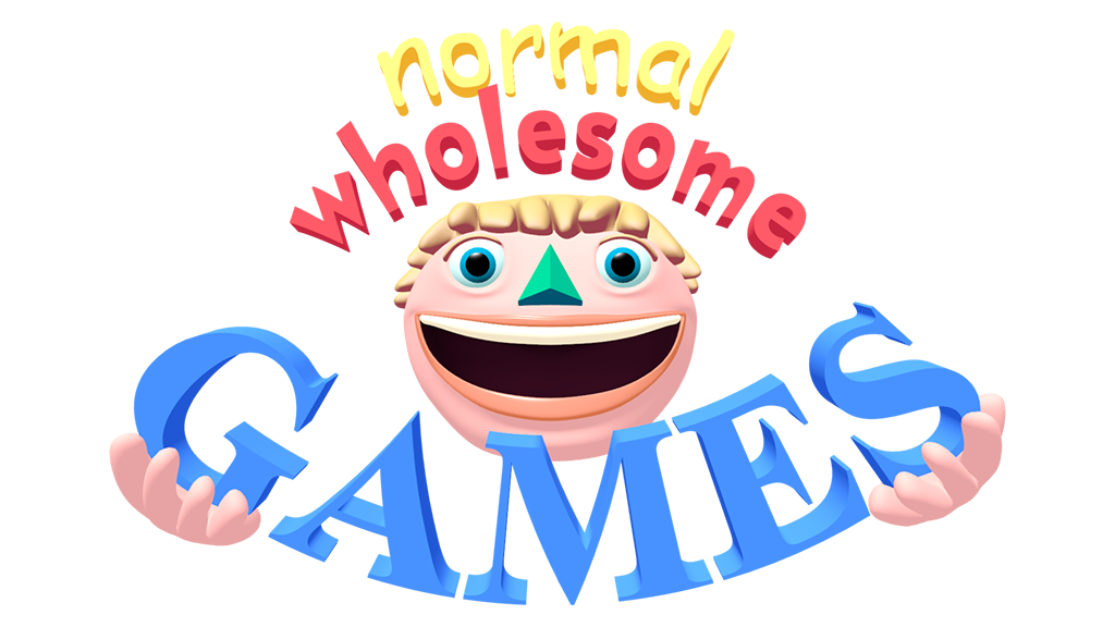 Normal Wholesome Games logo